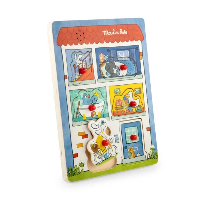 Musical puzzle wood chip and saw