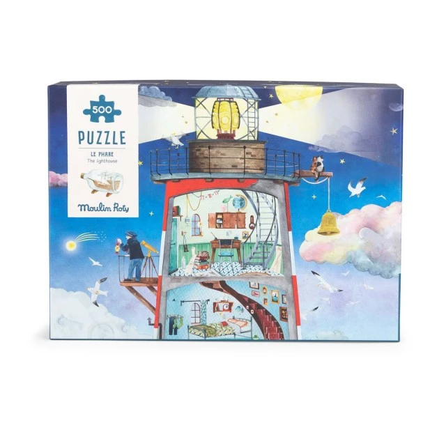 Glowing lighthouse puzzle 500 pieces
