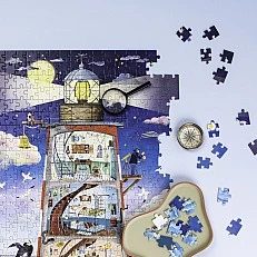 Glowing lighthouse puzzle 500 pieces