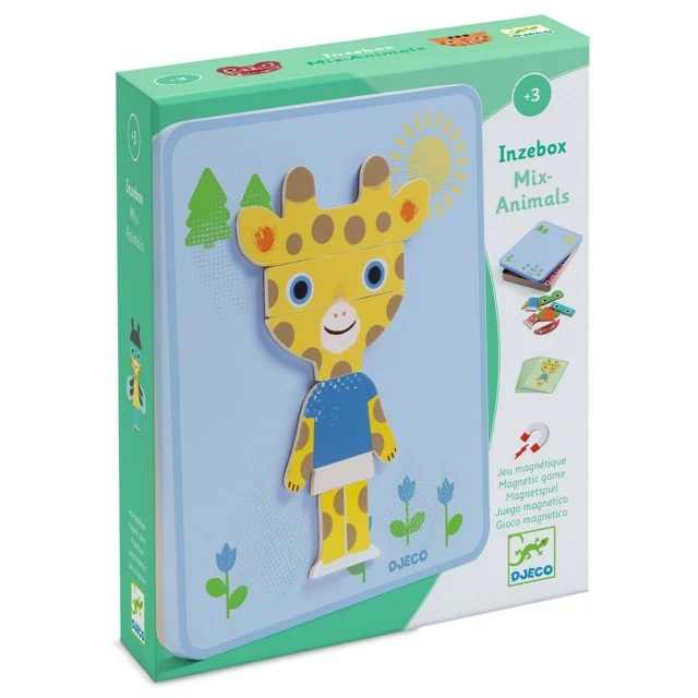 Игра с магнити смеси животните