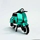 3d модел за сглобяване винтидж скутер Цвят тюркоаз
