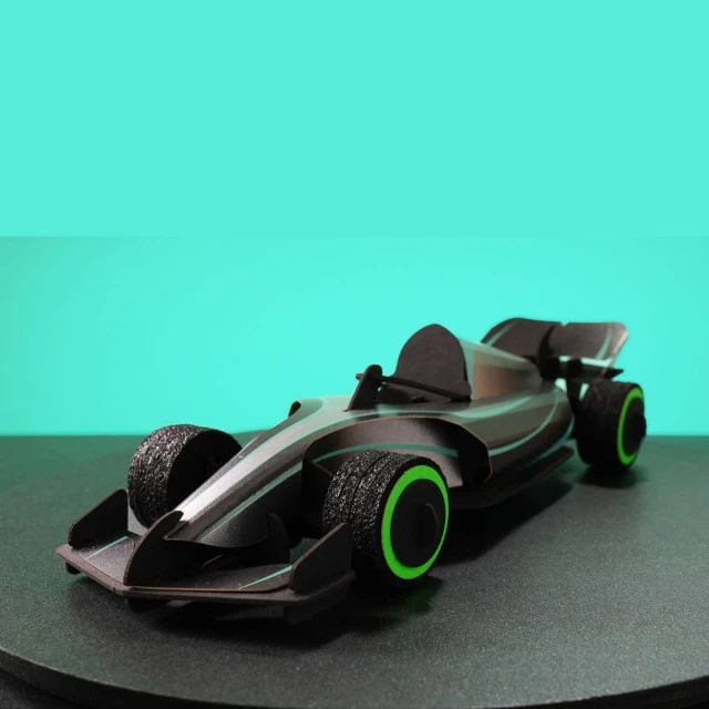 3d модел за сглобяване спортна кола Цвят сиво