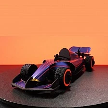 3d model for assembly sports car Color blue