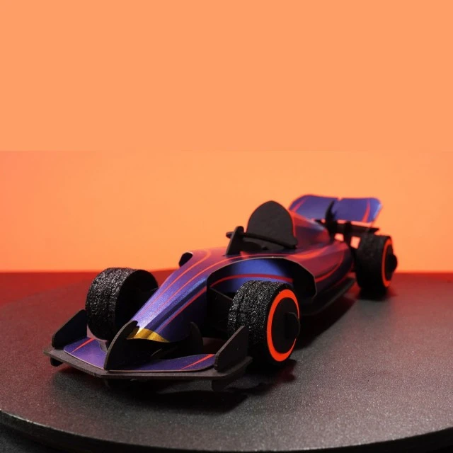 3d model for assembly sports car Color blue