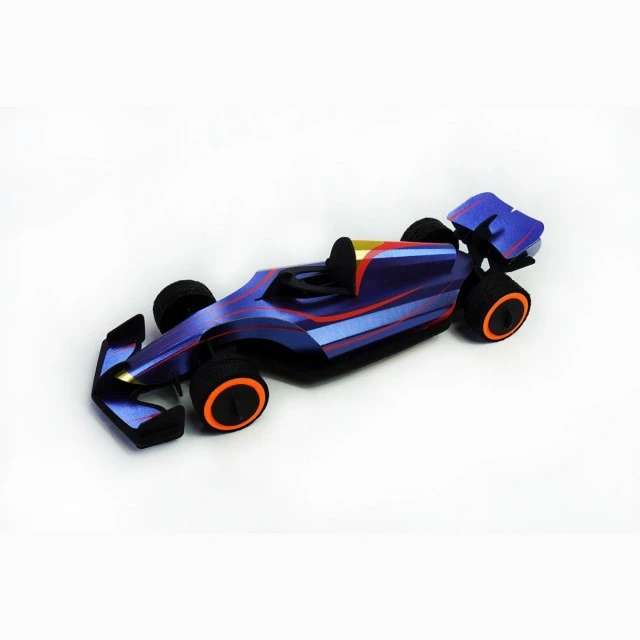 3d model for assembly sports car Color blue