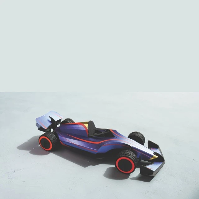 3d model for assembly sports car Color blue