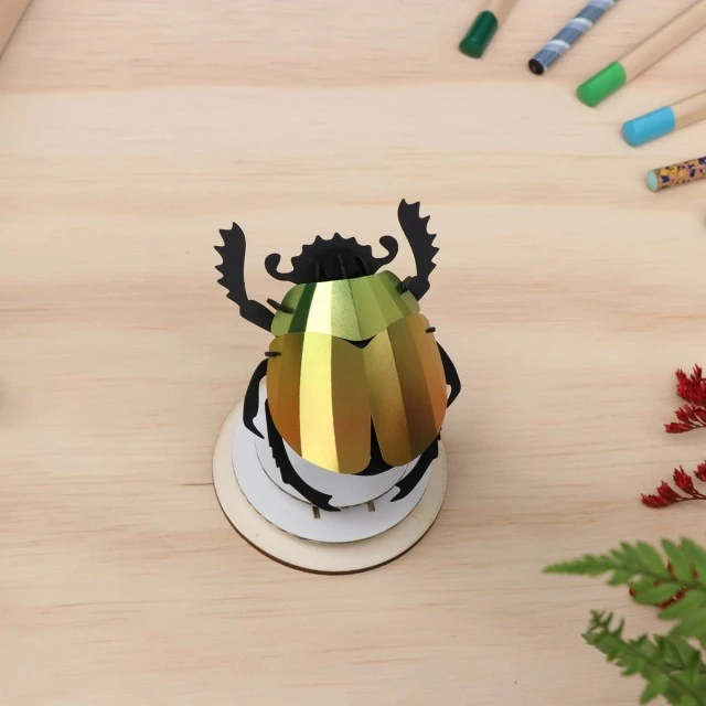 3d model for assembly scarab Color green