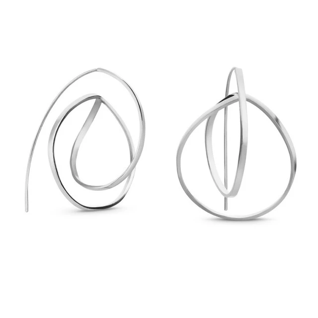 Обеци Embolic сребро