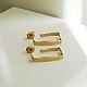 Lignis Earrings Gold color