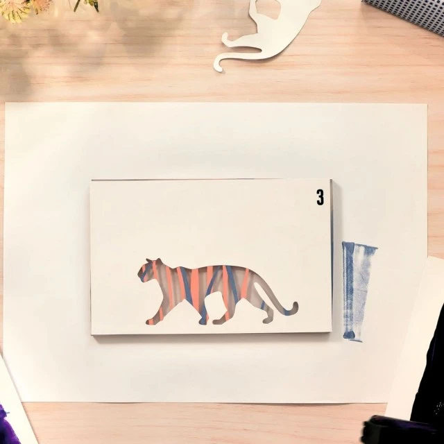 Atelier 47 transfer printing on paper