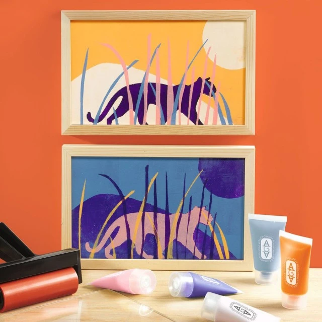 Atelier 47 transfer printing on paper