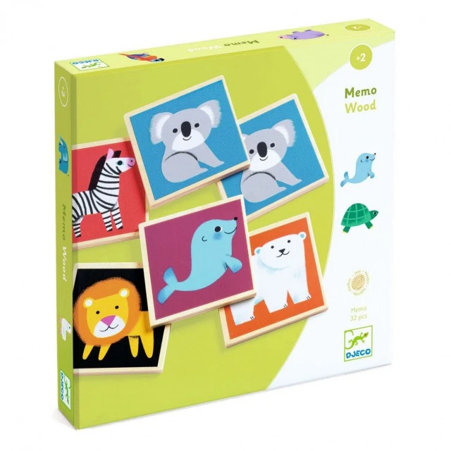 Wooden memo animals