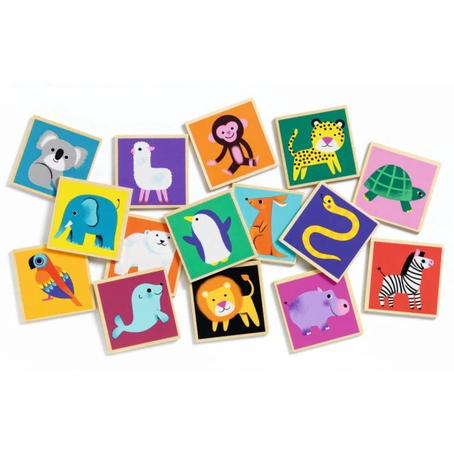 Wooden memo animals