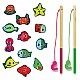 Игра с дървени магнити colored fishing
