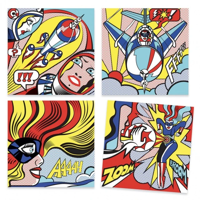 Нарисувай с флумастери Roy Lichtenstein
