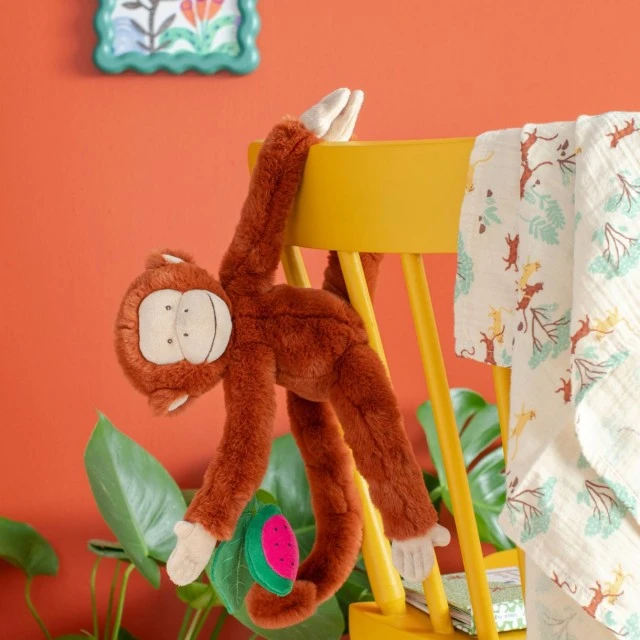 Soft toy hanging monkey
