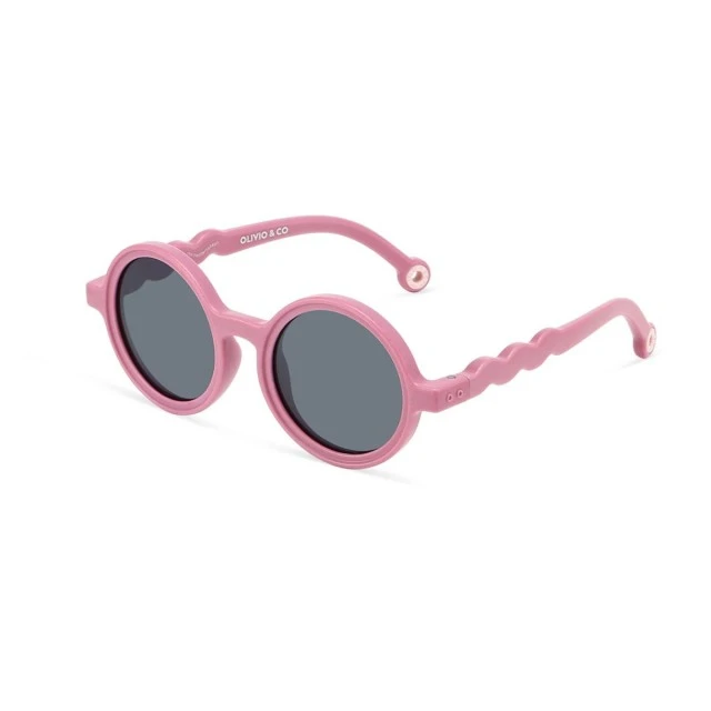 Children’s round sunglasses from 1 year to 3 years. Olivio&Co Color pink