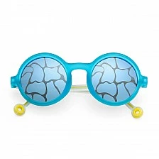 Детски кръгли слънчеви очила от 3 до 5 г. Olivio&Co Цвят тюркоаз