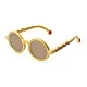 Children's round sunglasses from 18m to 3 years. Olivio&Co Gold color