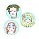 Pearl face makeup butterfly Djeco