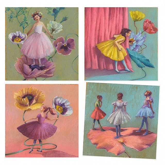 Draw with oil pastels Edgar Degas