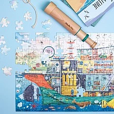Explorer's Ship Puzzle 200 Pieces Moulin Roty