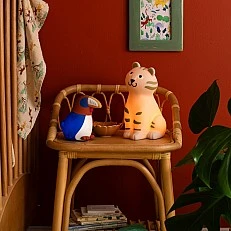 Нощна лампа тигърче с USB 21,5см Moulin Roty