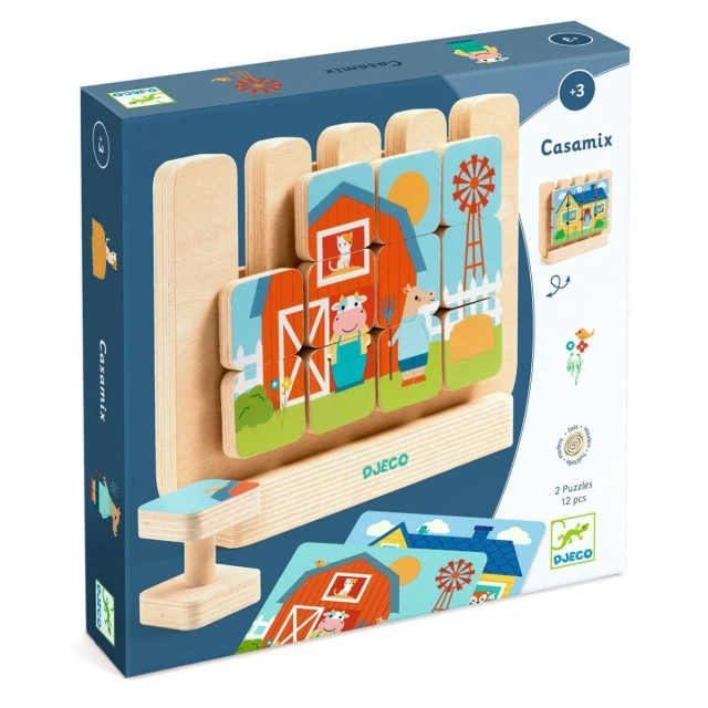 Game wooden arrange the house Djeco