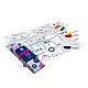 Silicone coloring pad with 5 markers van dream