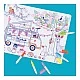 Silicone coloring pad with 5 markers van dream