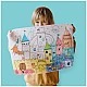 Silicone coloring pad with 5 markers and castle bracelet