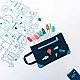 Silicone coloring pad with 5 markers and castle bracelet
