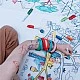 Силиконова подложка за оцветяване с 5 маркера и гривна вълшебно дърво