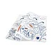Silicone coloring pad with 5 markers and surf party bracelet