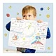 Silicone coloring pad with 5 markers The Little Prince