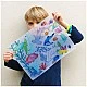 Silicone coloring pad with 5 markers and coral bracelet