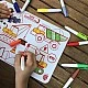 Мини силиконова подложка за оцветяване с 4 маркера машини