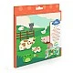 Soft reusable stickers farm animals Djeco