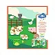 Soft reusable stickers farm animals Djeco