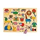 Puzzle with geometric shapes animals Djeco
