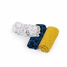 Set of three muslin diapers Chip and Pilu