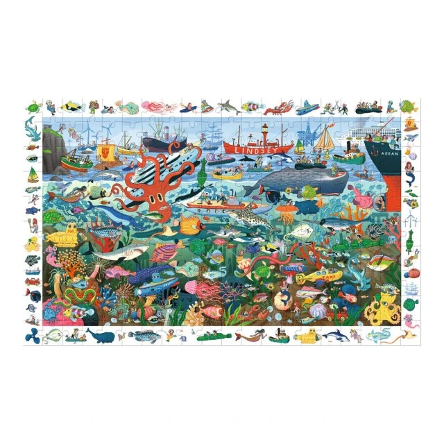 Observation puzzle sea secrets Djeco
