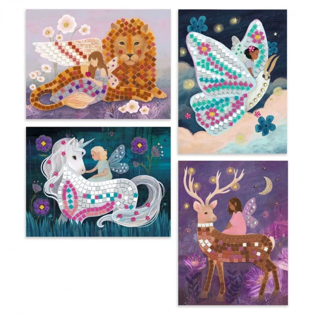 Fairy tale creatures mosaic