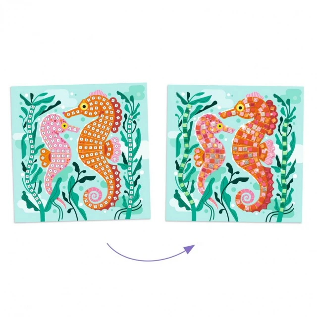 Mosaic caribbean inhabitants