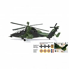 Military helicopter toy in military colors 1:50 SIKU