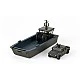 Toy military landing ship with military vehicle 1:50 SIKU