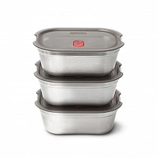 Комплект кутии за храна 3х900мл Meal Prep Black+Blum