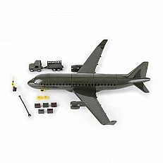 Toy military plane and accessories