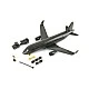 Toy military plane and accessories