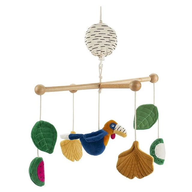 Moulin Roty Mawa musical bed carousel